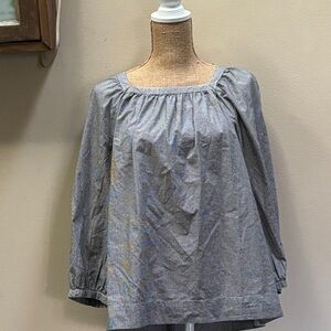 JCrew gray checkered Blouse for Women